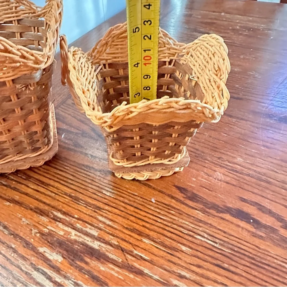 Handcrafted Wicker Basket Set